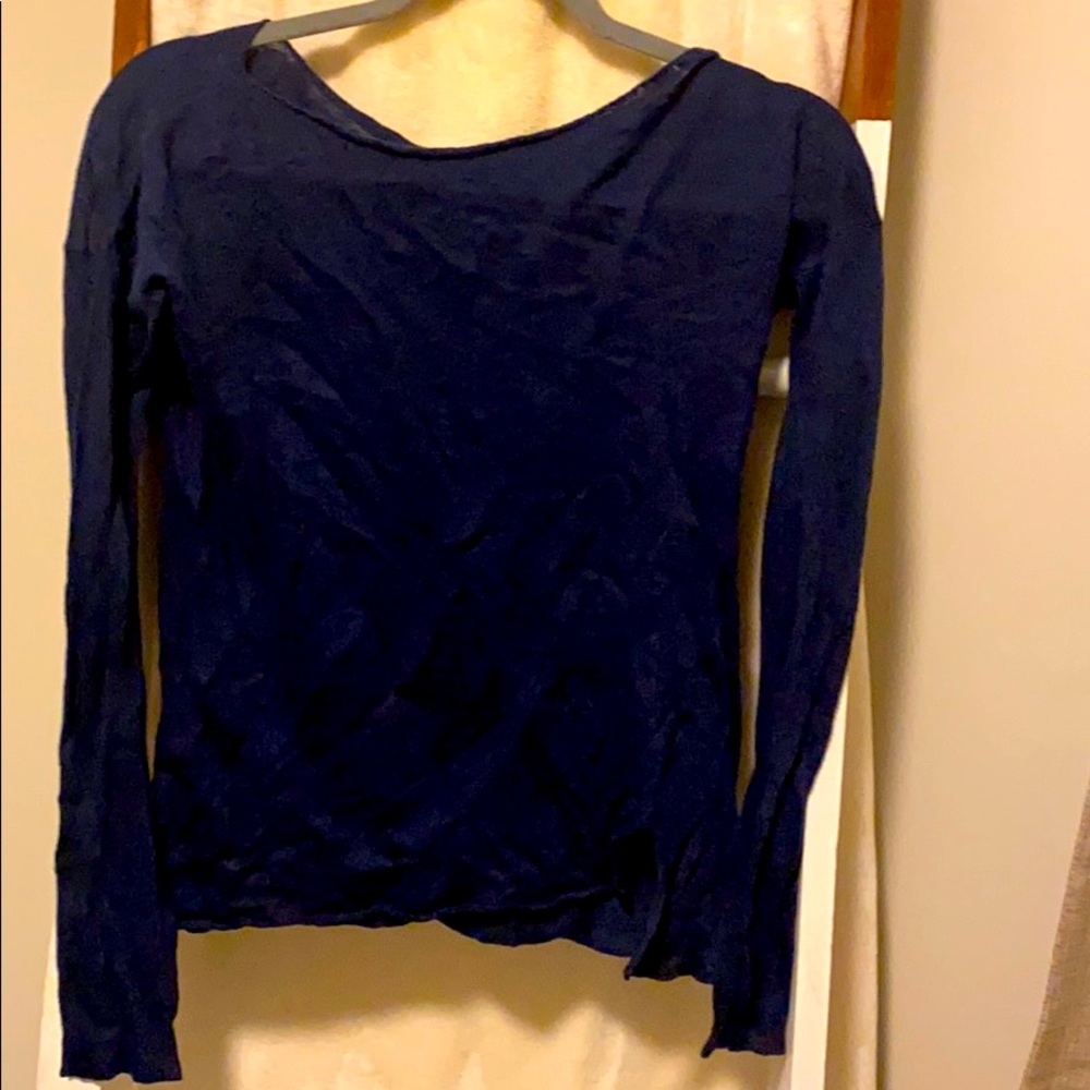 Lilly Pulitzer linen navy sweater.